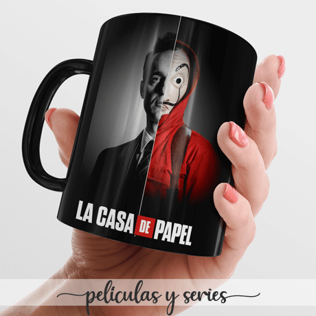 Plantilla Taza Peliculas y Series